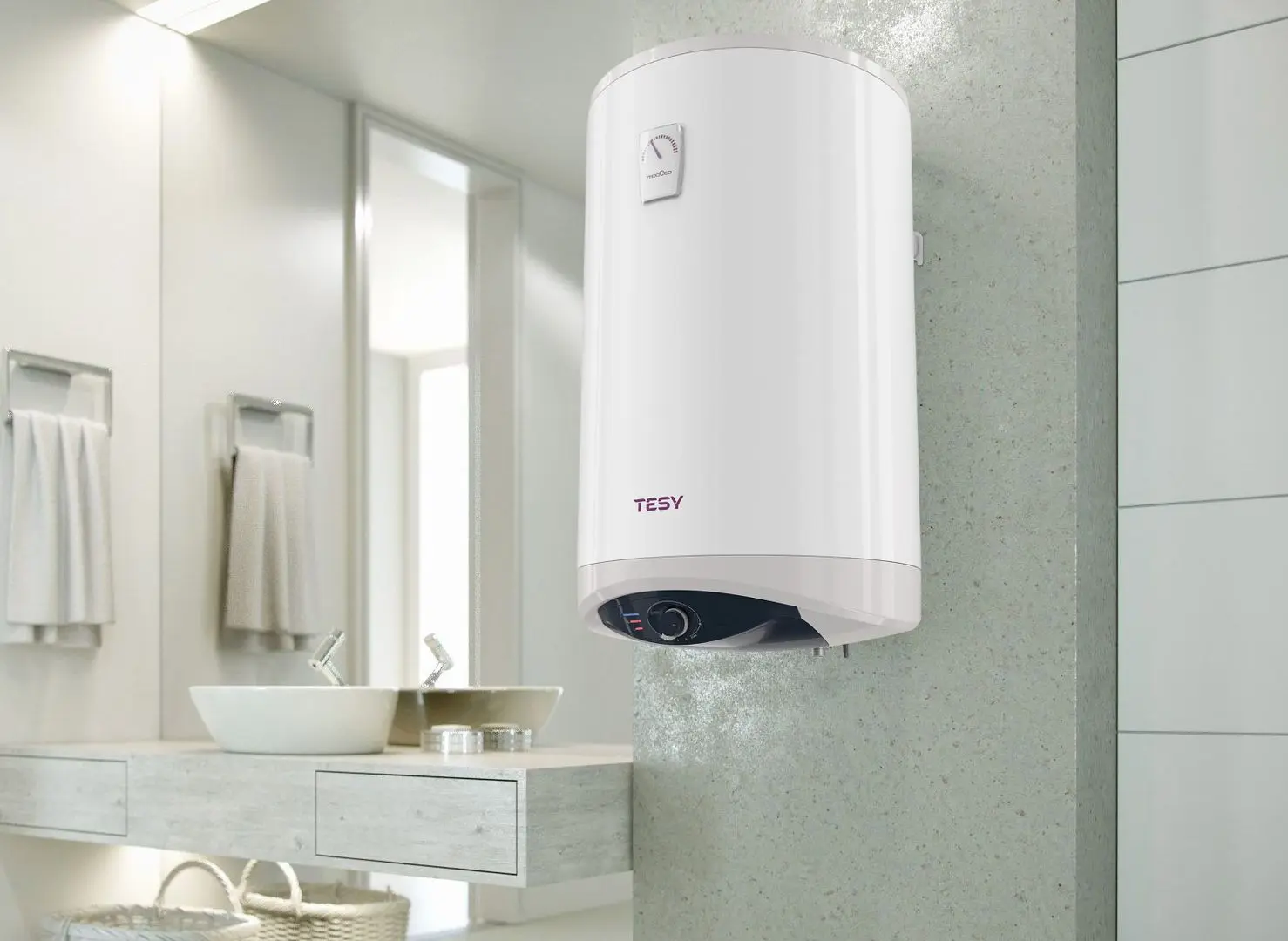 Boiler electric Tesy GCV 80 47/16D C21 TS2RC (White)