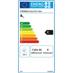 Электрический бойлер Thermex Uno 50 V Slim (White) Thumb