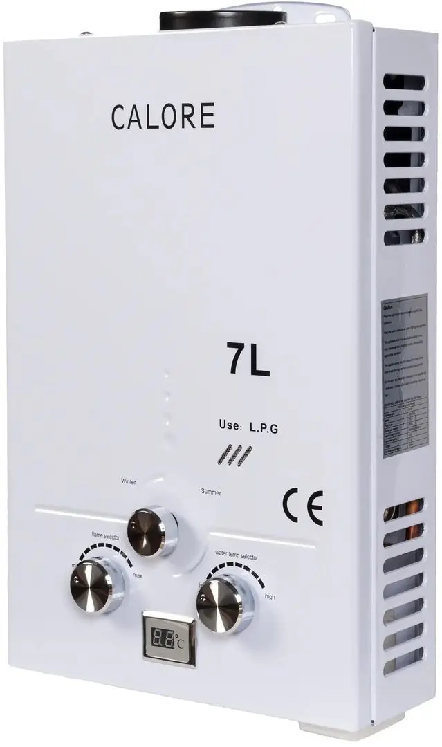 Газовый проточный водонагреватель Calore 7L (White)
