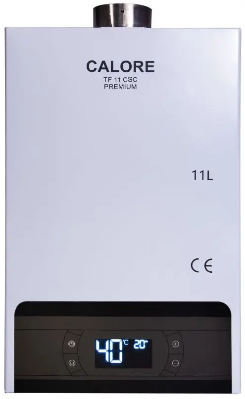 Газовый проточный водонагреватель Calore FCSC11 Premium (White/Black)