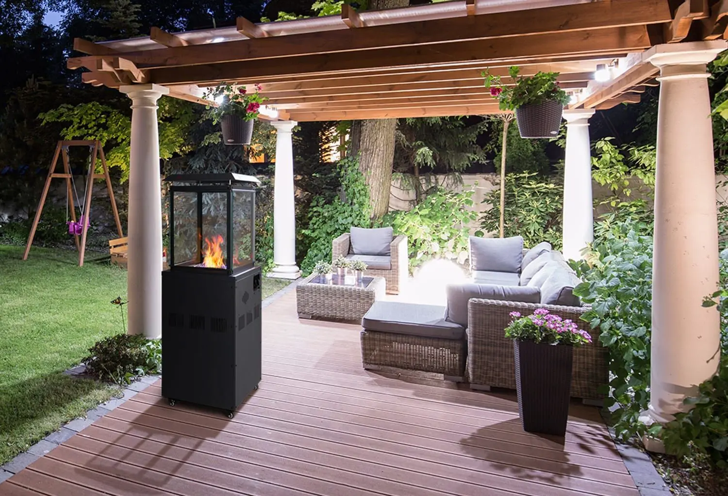 Уличный газовый обогреватель Blumfeldt Flagranti (Black) - 7
