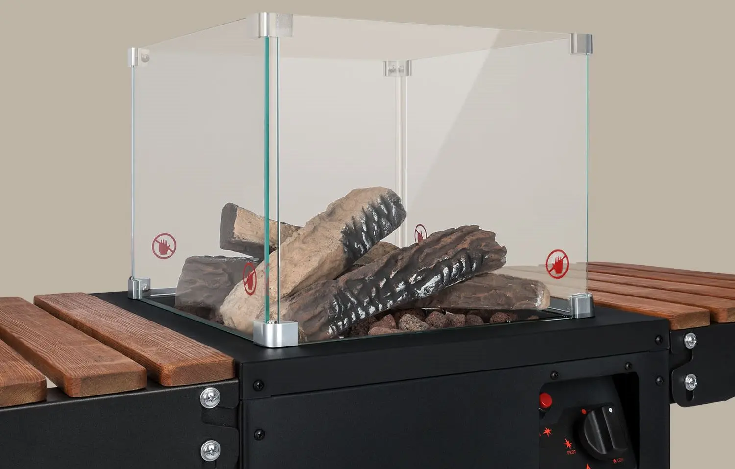 Уличный газовый обогреватель Blumfeldt Flagranti Plus (Black) - 3