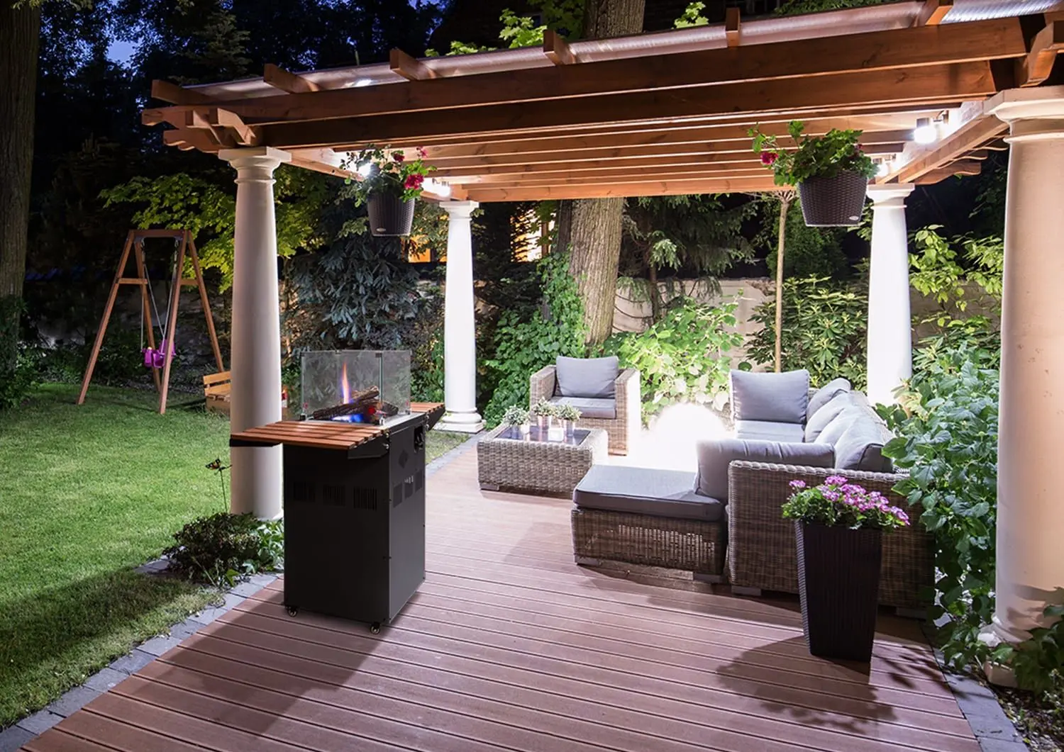 Уличный газовый обогреватель Blumfeldt Flagranti Plus (Black) - 8