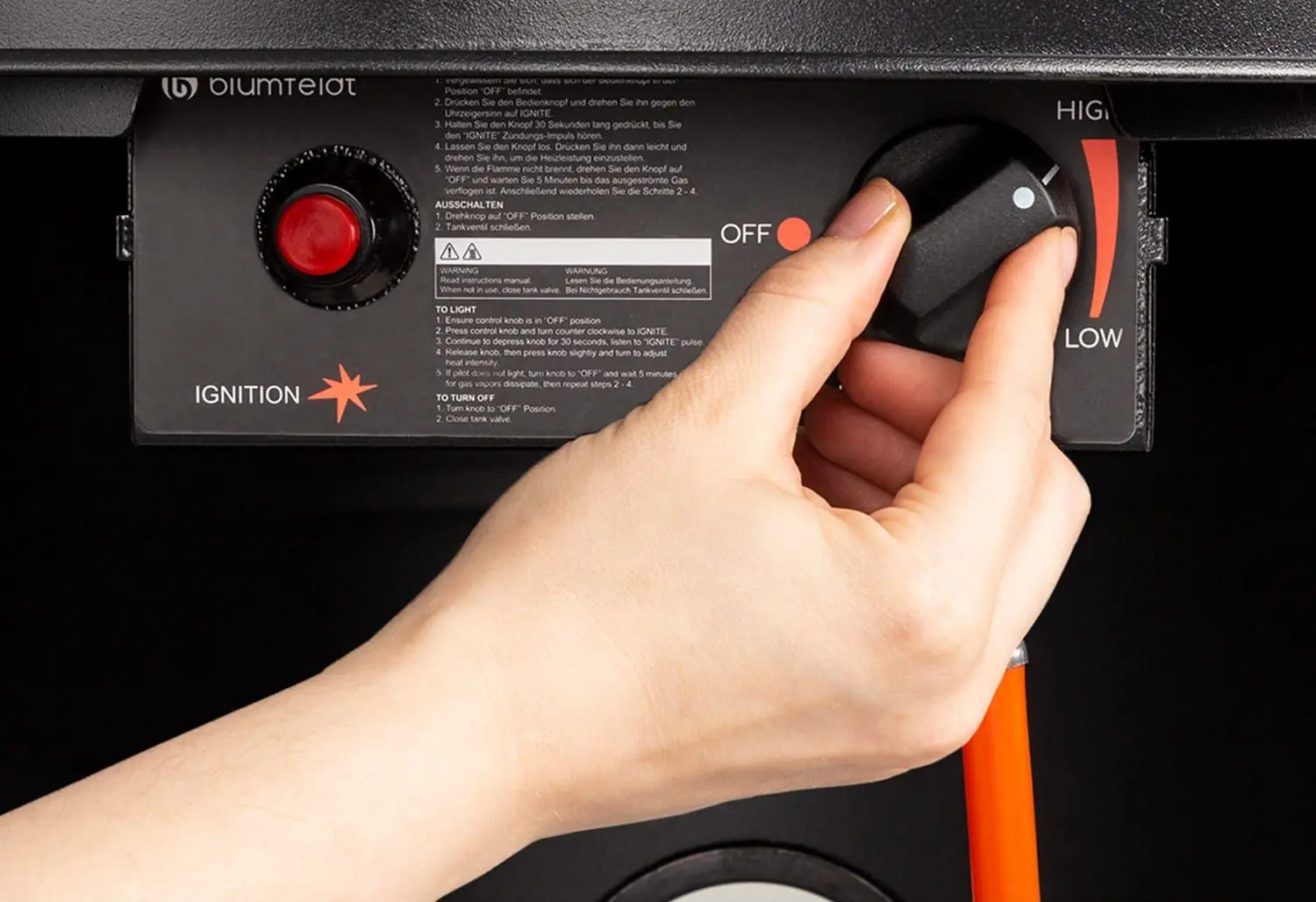 Incalzitor pe gaz exterior Blumfeldt Goldflame (Black) - 5