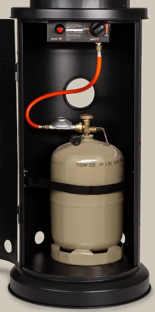 Incalzitor pe gaz exterior Blumfeldt Goldflame (Black) - 6