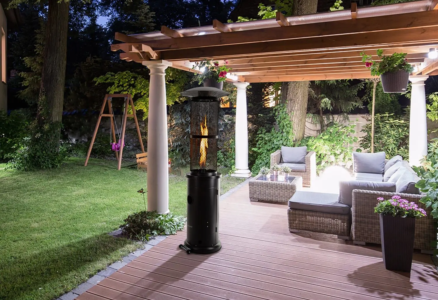 Incalzitor pe gaz exterior Blumfeldt Goldflame (Black) - 8