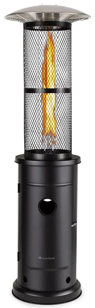 Incalzitor pe gaz exterior Blumfeldt Goldflame (Black)