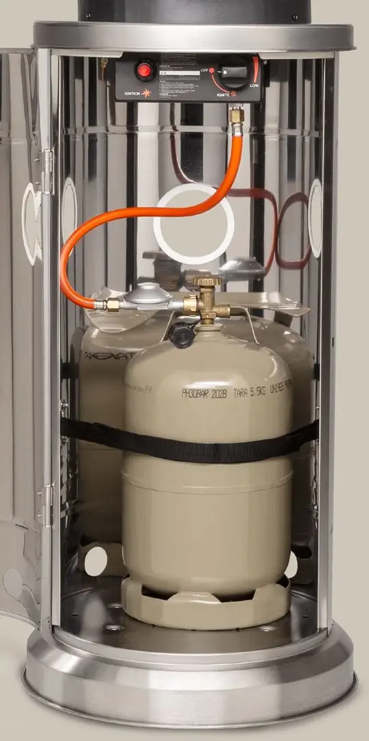 Уличный газовый обогреватель Blumfeldt Goldflame (Silver) - 5