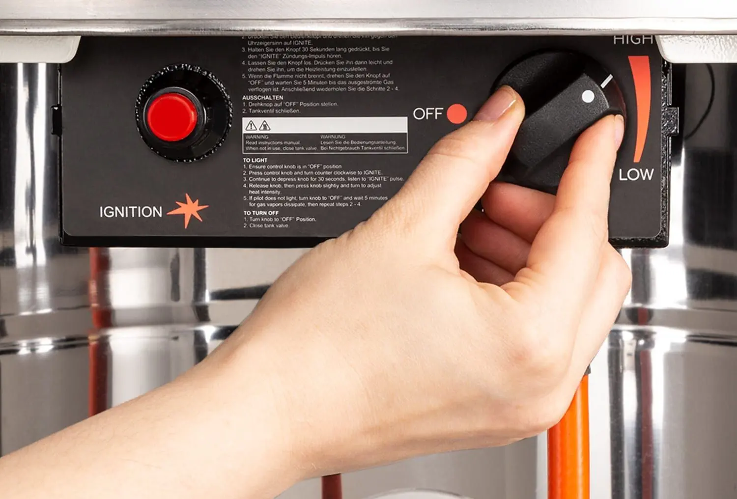 Уличный газовый обогреватель Blumfeldt Goldflame (Silver) - 6