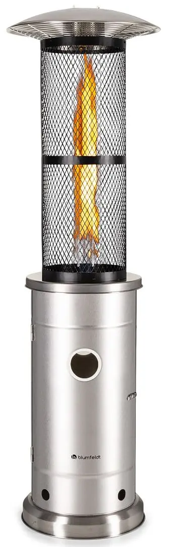 Уличный газовый обогреватель Blumfeldt Goldflame (Silver)