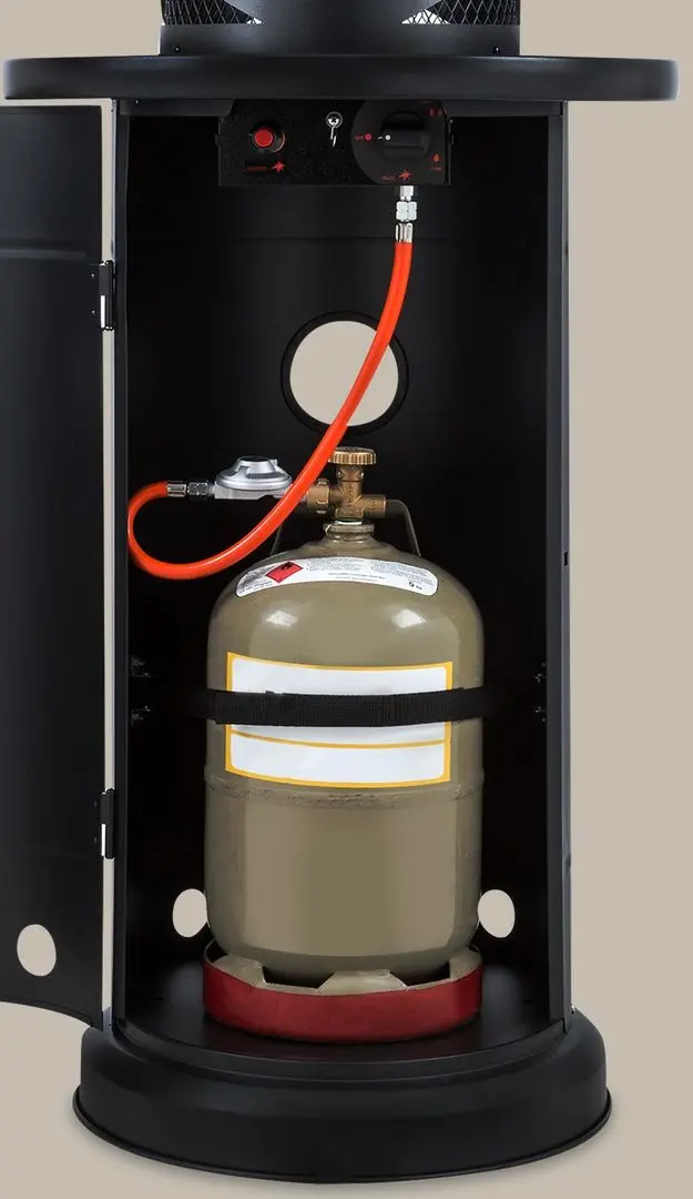 Уличный газовый обогреватель Blumfeldt Goldflame Style (Black) - 5