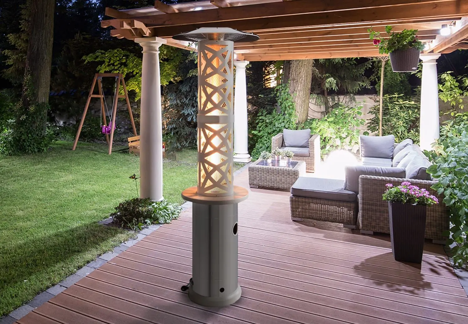 Incalzitor pe gaz exterior Blumfeldt Goldflame Style (Silver) - 8