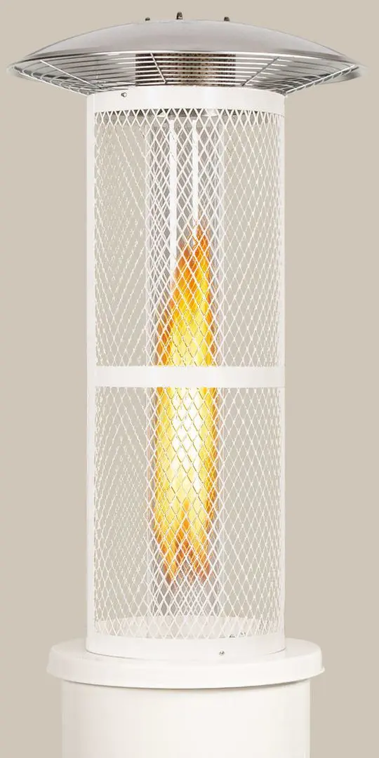 Уличный газовый обогреватель Blumfeldt Goldflame (White) - 2