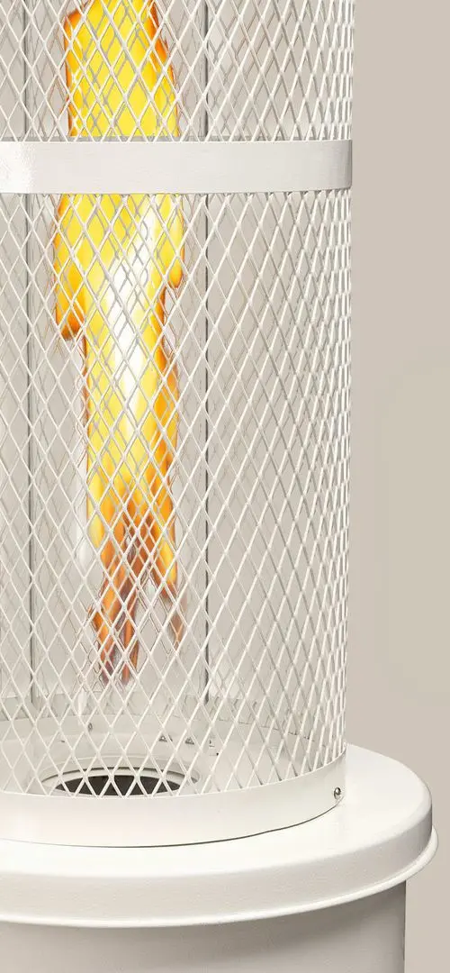 Уличный газовый обогреватель Blumfeldt Goldflame (White) - 3