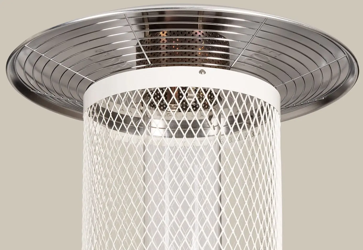 Уличный газовый обогреватель Blumfeldt Goldflame (White) - 4