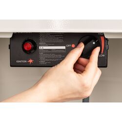 Уличный газовый обогреватель Blumfeldt Goldflame (White) Thumb