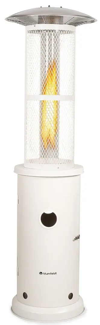 Уличный газовый обогреватель Blumfeldt Goldflame (White)