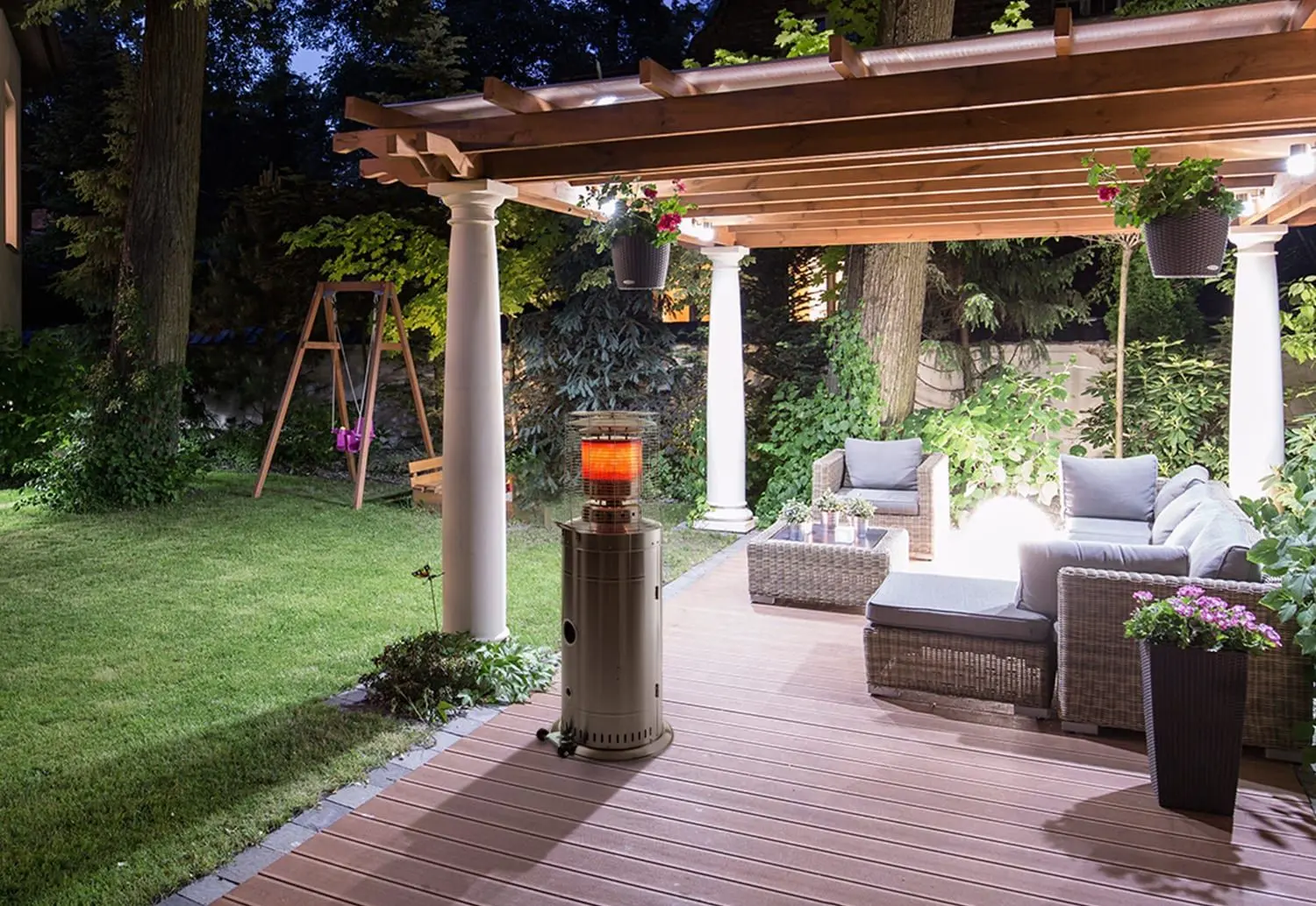 Incalzitor pe gaz exterior Blumfeldt Heatwave (Silver)