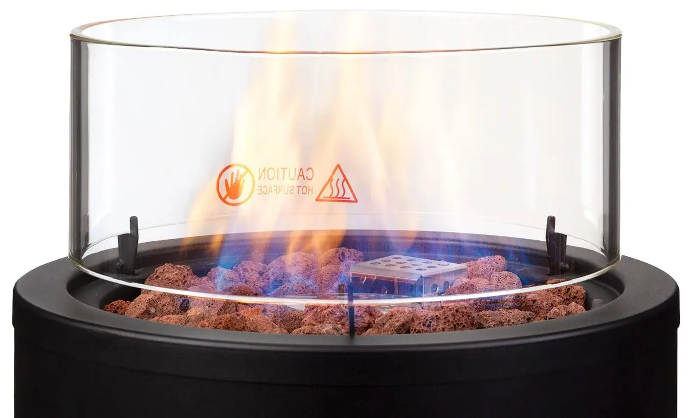 Уличный газовый обогреватель Blumfeldt Lavastone (Black) - 2