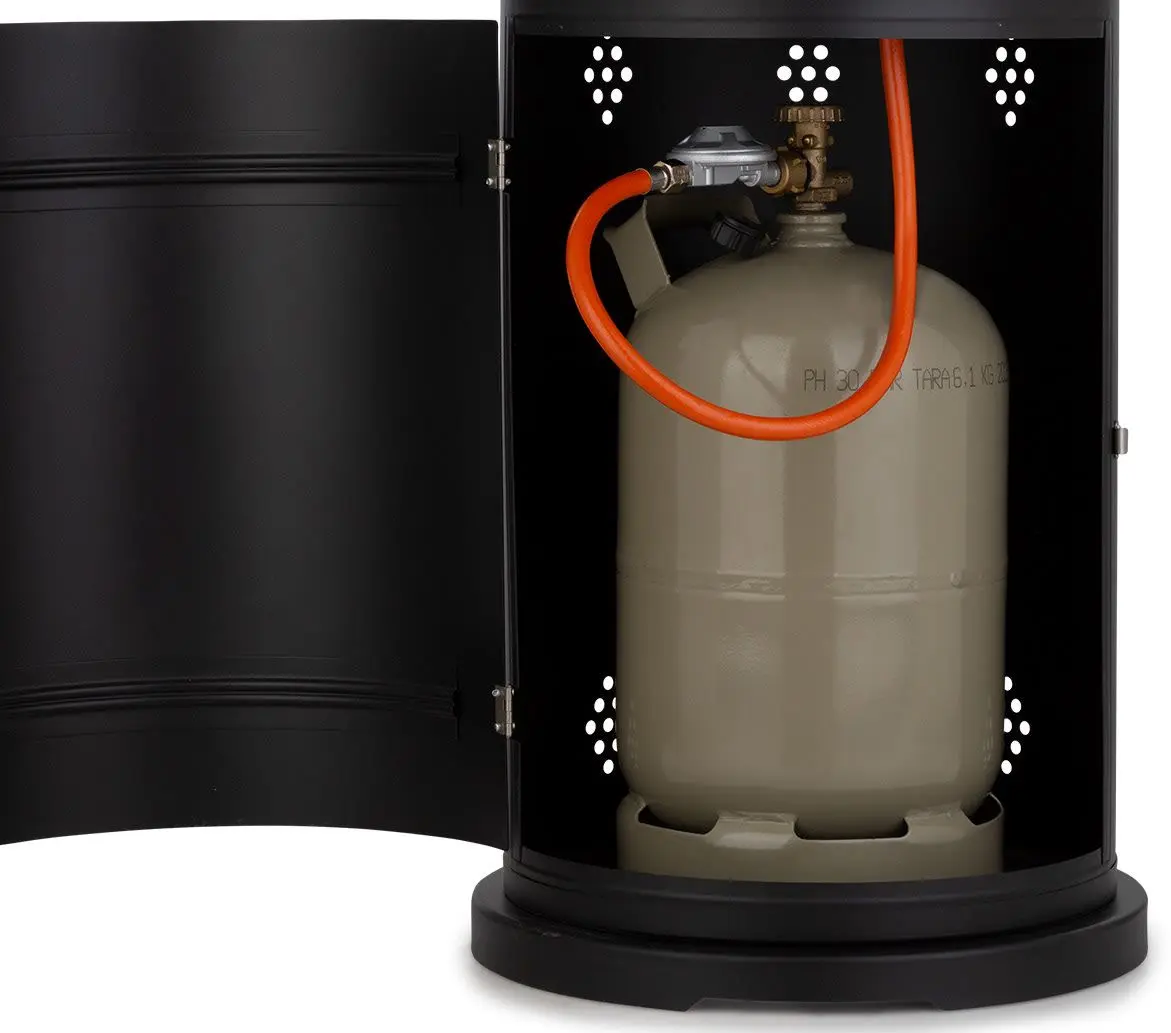 Уличный газовый обогреватель Blumfeldt Lavastone (Black) - 5