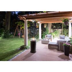 Уличный газовый обогреватель Blumfeldt Lavastone (Black) Thumb