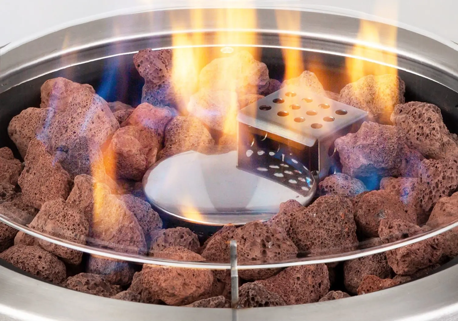 Incalzitor pe gaz exterior Blumfeldt Lavastone (Silver) - 4