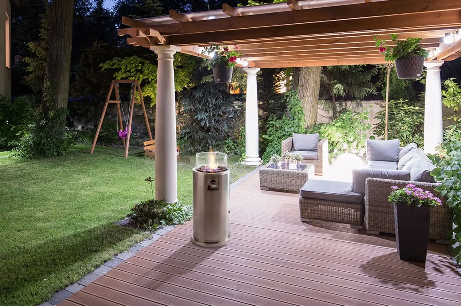 Incalzitor pe gaz exterior Blumfeldt Lavastone (Silver) - 6