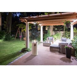 Incalzitor pe gaz exterior Blumfeldt Lavastone (White) Thumb