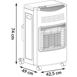 Convector pe gaz Humberg HM-900 (Black) Thumb