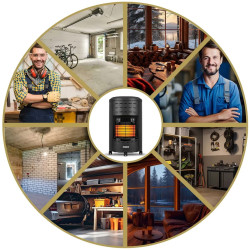 Газовый конвектор Humberg HM-901 (Black) Thumb