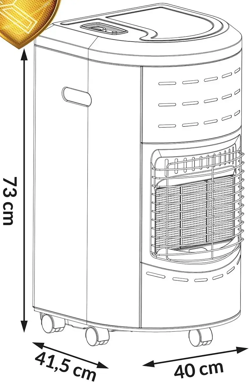 Газовый конвектор Humberg HM-901 (Black) - 9