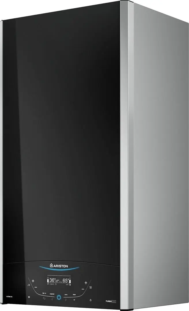 Cazan pe gaz Ariston Alteas XC 30 FF NG (Black/Silver)