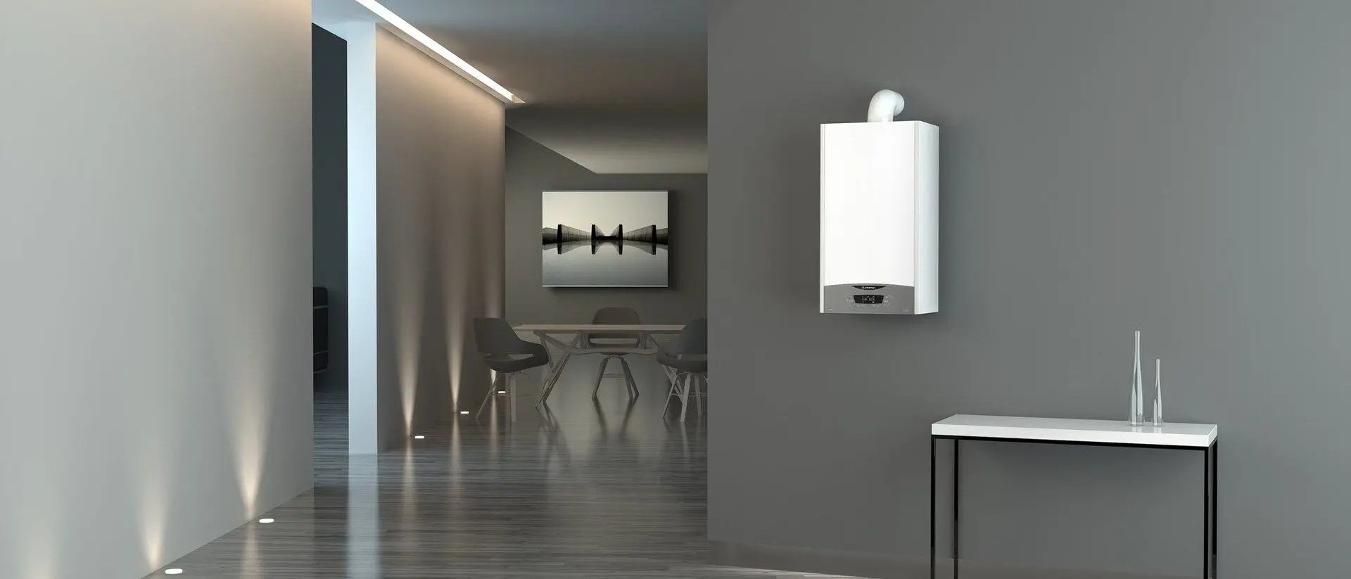 Cazan pe gaz Ariston Clas One 24 TF (White/Gray)