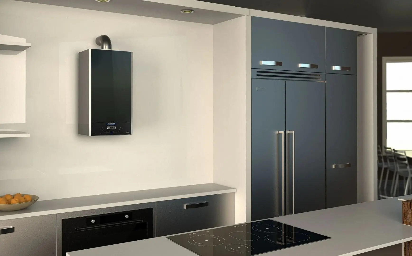 Конденсационный котел Ariston Alteas One Net 30 (Black/Silver)