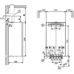 Cazan pe gaz Bosch Condens GC7000iW 30/35 C 23 (White) Thumb