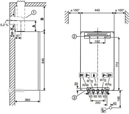 Cazan pe gaz Bosch Condens GC7000iW 30/35 C 23 (White)