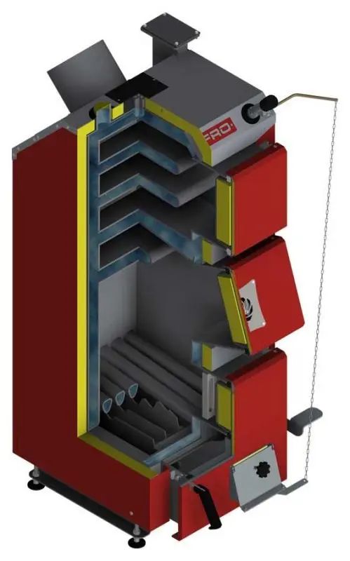 Cazan pe combustibil solid Defro Optima Komfort A 8 kW
