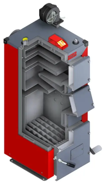 Cazan pe combustibil solid Defro Optima Komfort Plus A 15 kW