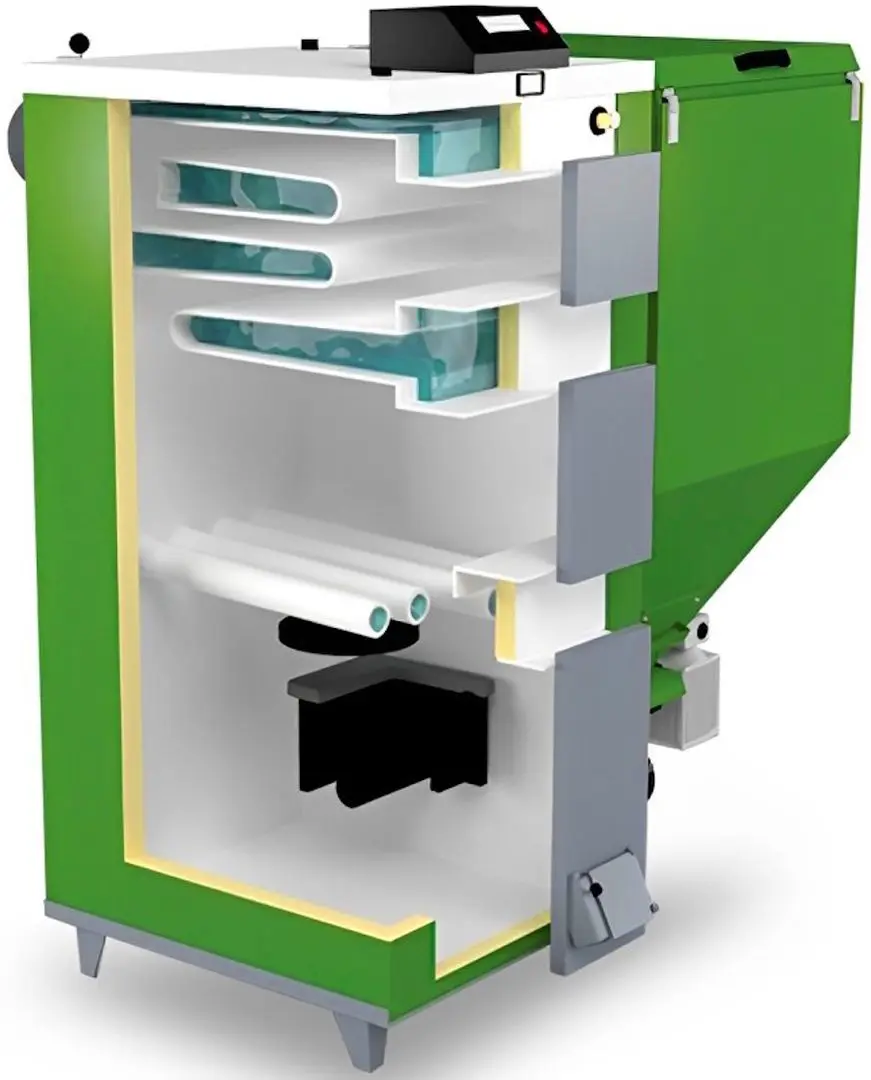 Твердотопливный котел Drewmet Eco-Prim Kompact 27 2.5 U (Green/Grey) - 2