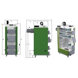 Cazan pe combustibil solid Drewmet MJ-1NM 14 kW 1.3 Thumb