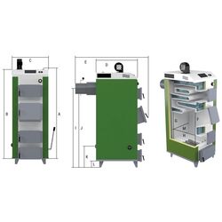 Твердотопливный котел DrewMet MJ-1NM 20 kW 1.7 Thumb