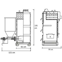 Cazan pe combustibil solid Emtas EK3G/S-40 Thumb