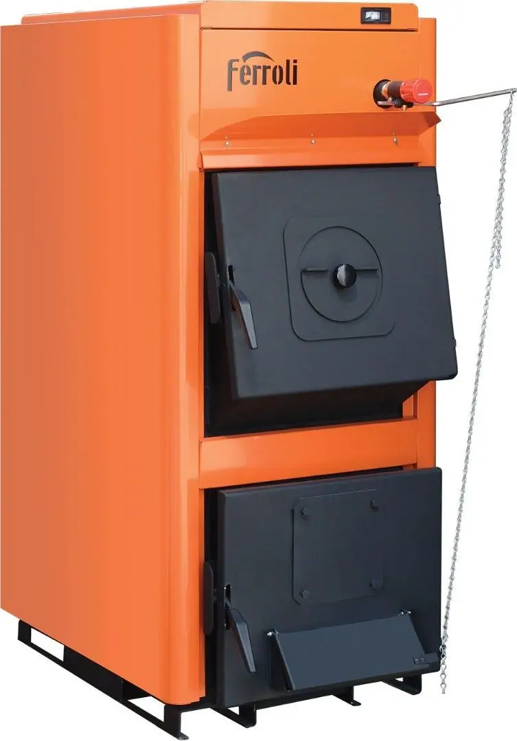Cazan pe combustibil solid Ferroli FSB PRO N 25 (Orange)