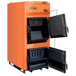 Cazan pe combustibil solid Ferroli FSB PRO N 30 (Orange) Thumb