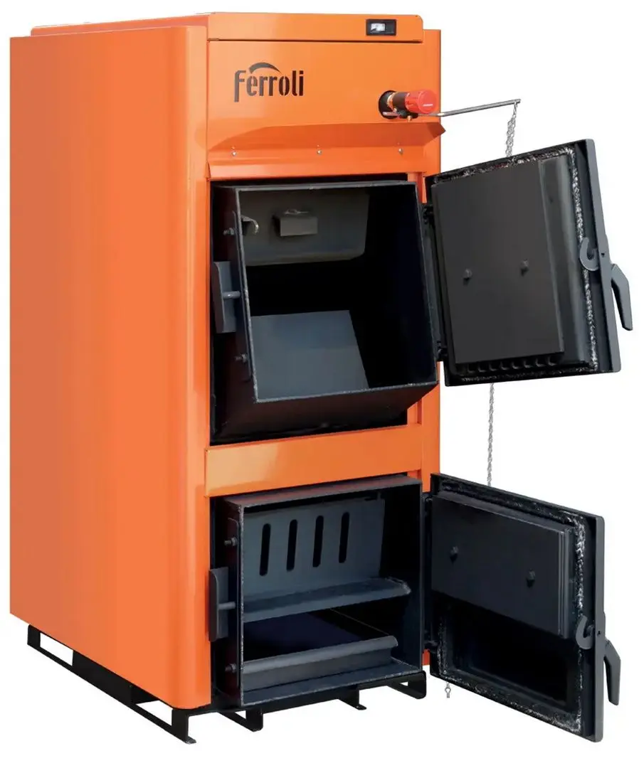 Cazan pe combustibil solid Ferroli FSB PRO N 30 (Orange) - 2