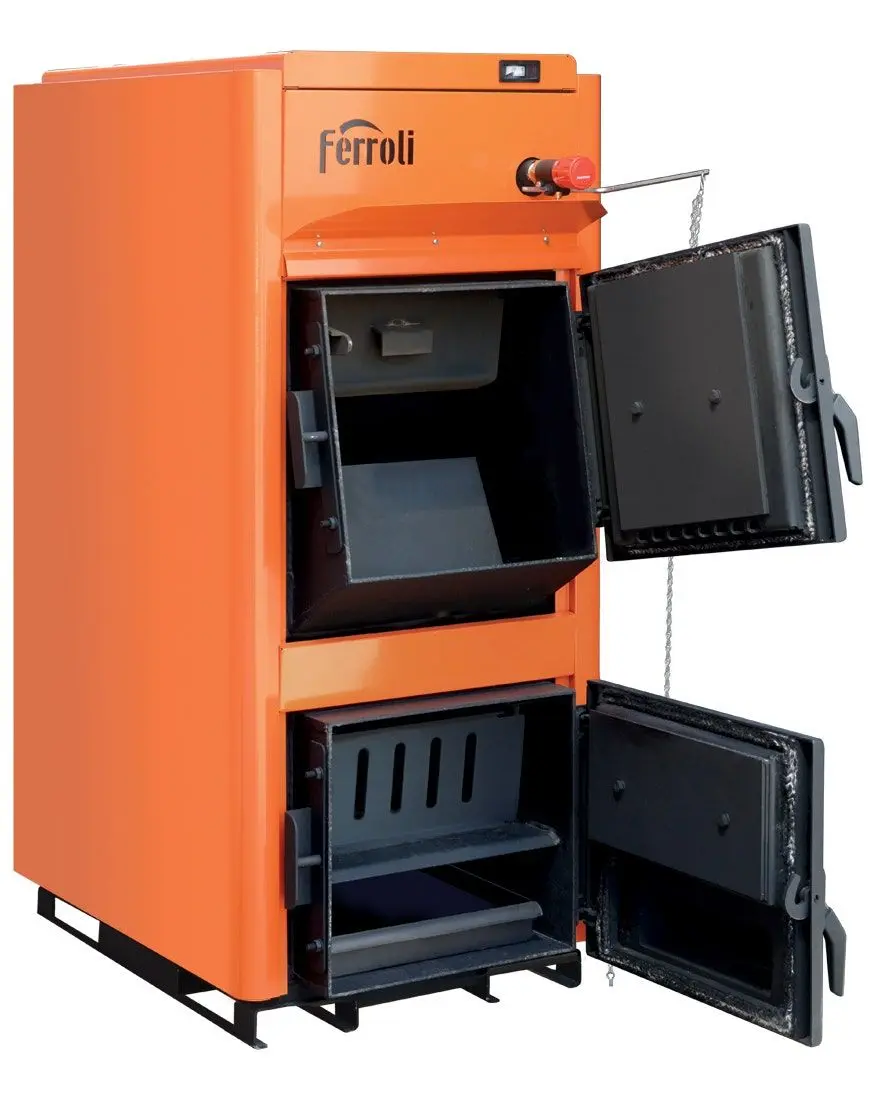 Cazan pe combustibil solid Ferroli FSB PRO N 35 (Orange) - 2