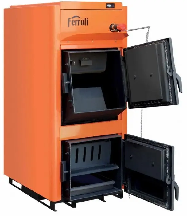 Cazan pe combustibil solid Ferroli FSB PRO N 50 (Orange) - 5