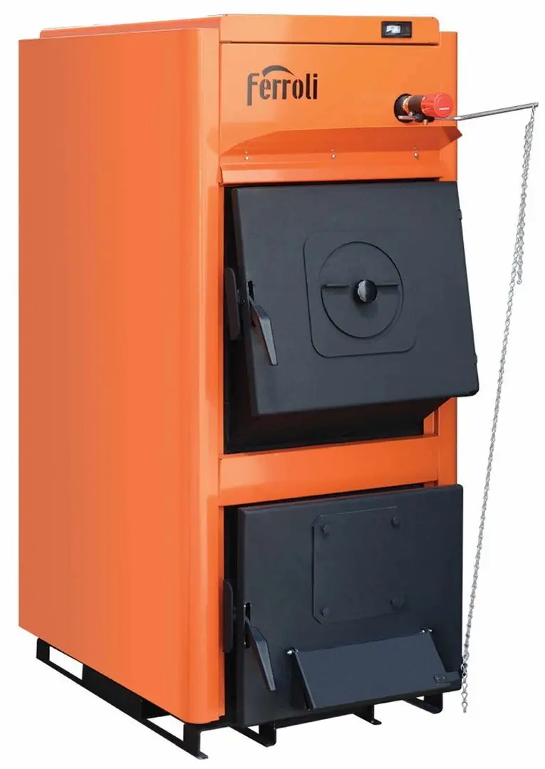 Cazan pe combustibil solid Ferroli FSB PRO N 50 (Orange)