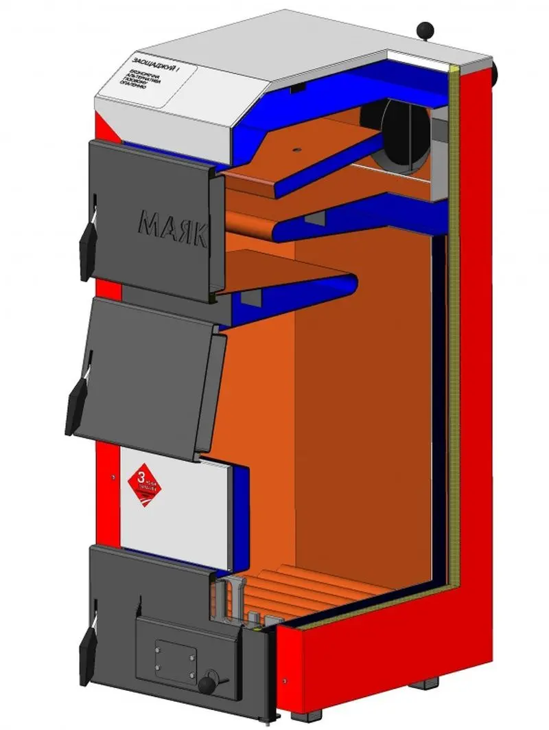 Твердотопливный котел Mayak AOT 50 Standart Plus
