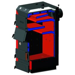 Cazan pe combustibil solid Mayak Eco Manual KTP-25 (Black/Red) Thumb